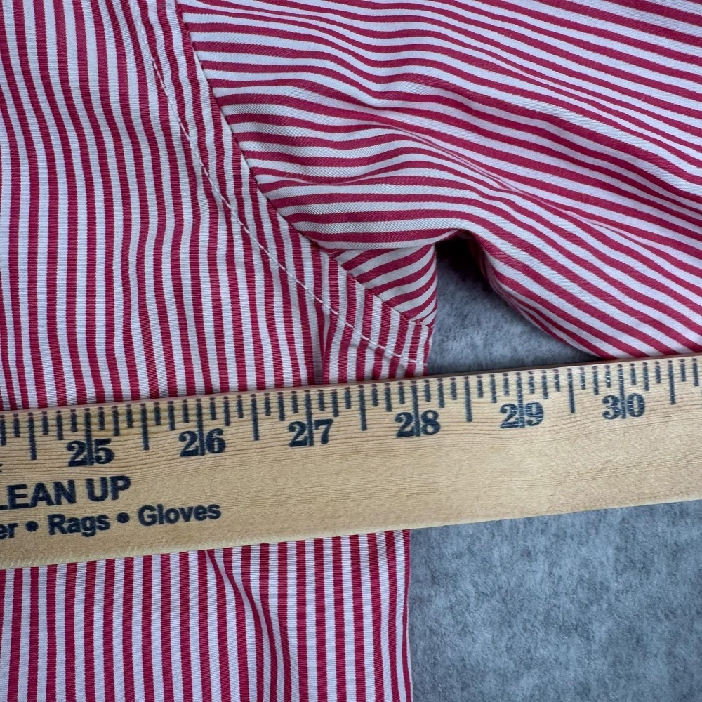Panhandle‎ Rough Stock Mens 2XL Red Stripe Western Pearl Snap Shirt R0S5046 - Picture 6 of 8
